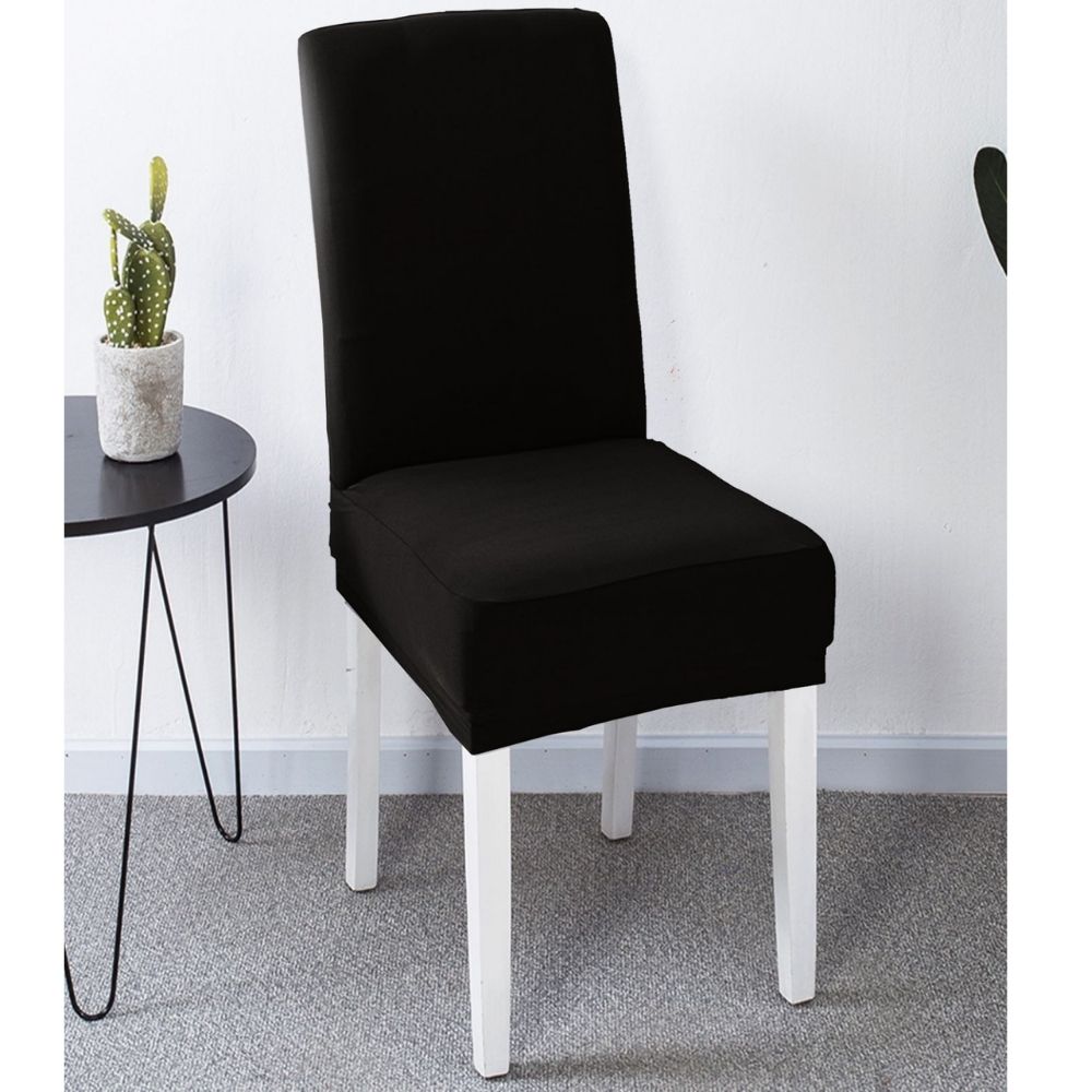 URBAN COMFORT Dining Chair Cover Black