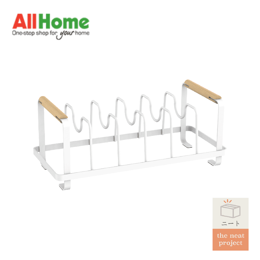 ROGU Lid Rack White & Wood