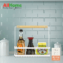 ROGU Hand Basket White & Wood