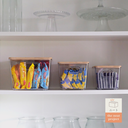 SACHI Clear Storage Boxes Set