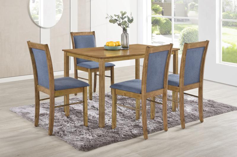 AMBER Galen 1+4 Dining Set Oak