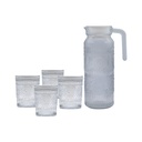 Hooga 5-piece Old Fashioned Water Set - Clear (TYHB/L5)