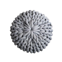 Ce 40x40Cm Chunky Yarn Round Pillow