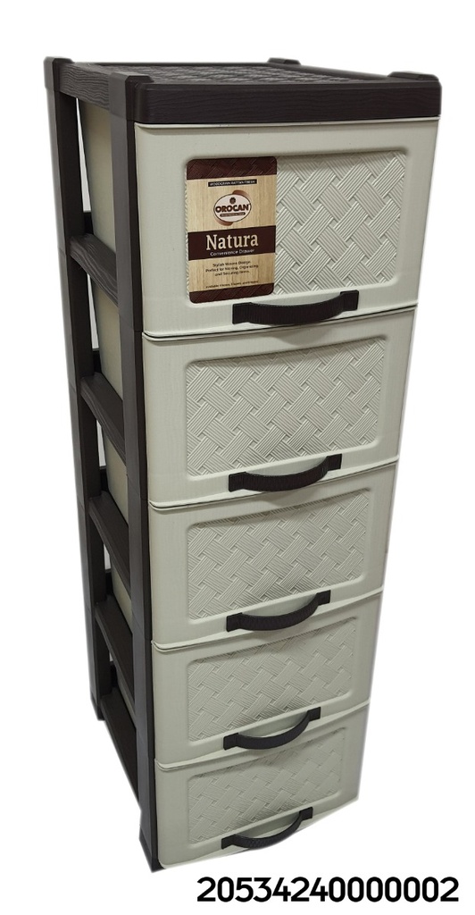 OROCAN Natura 5 Layer Drawer 3 Colors