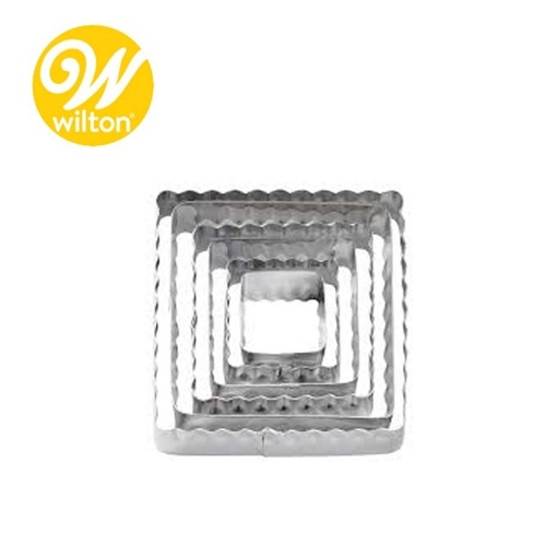 WILTON 6 Piece Fondant Cutter Double Cut Outs