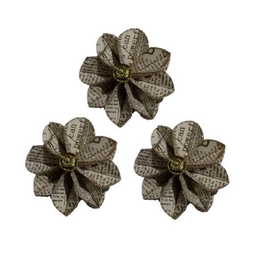 Classic Newspaper Christmas Hanging Ornament Circle