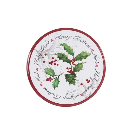 Christmas Cookie Tin Holy 