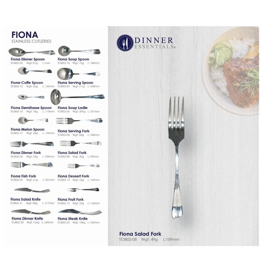 Dinner Essential Fiona salad fork 189mm