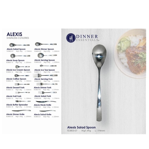 Dinner Essential Alexis salad spoon 194mm