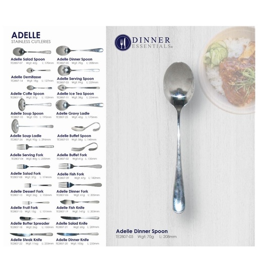 Dinner Essential Adelle dinner spoon 208mm