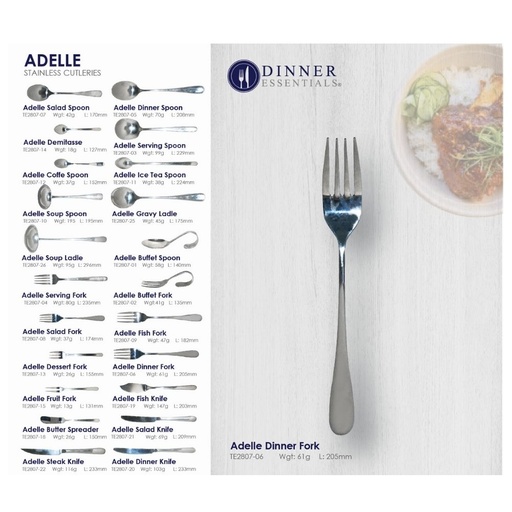 Dinner Essential Adelle dinner fork 205mm