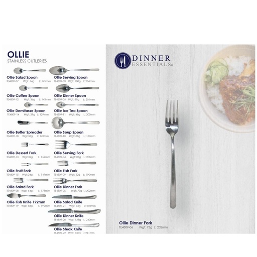 Dinner Essential Ollie dinner fork 202mm
