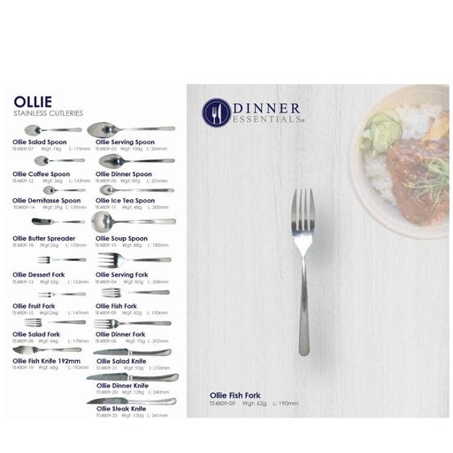 Dinner Essential Ollie fish fork 190mm