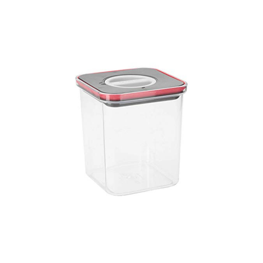 NEOFLAM Smart Seal Container Square, Food Storage 1.4 Liter Black