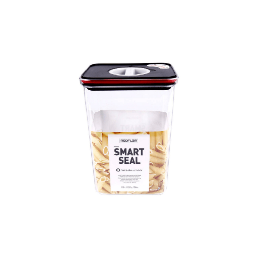 NEOFLAM Smart Seal Container, Food Storage 2.8 Liter Black
