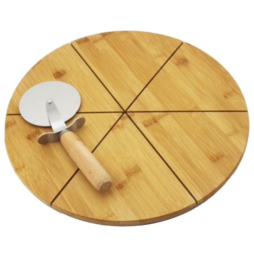 Dinner Essential Bamboo 2pc Cutter and Cutting Board 30X30X1.5CM