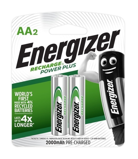 Energizer Nh15Urp2 Power Plus Rechargeable Battery AA by 2s