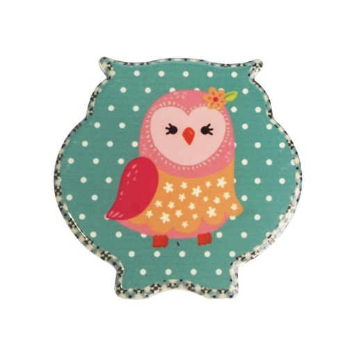 Ceramic Ref Magnet Owl Assorted Design