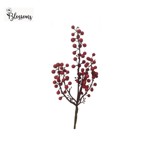 36cm Red Berry Spray 66S120002