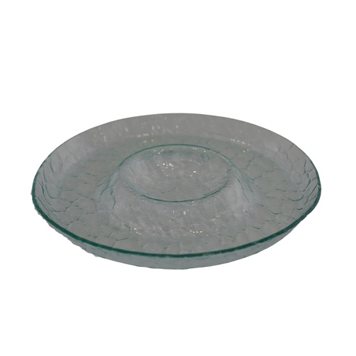 Dinner essentials Round Glass Serving Tray