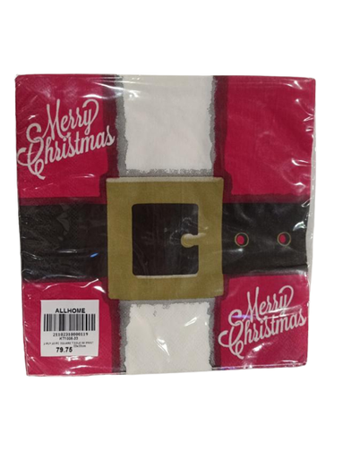 Z KT10053 33X33CM SANTA NAPKINS W/P