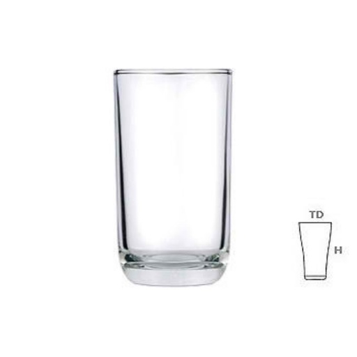Lucky Glass Long Trendy Drinking Glass Tumbler Drinkware 280ml