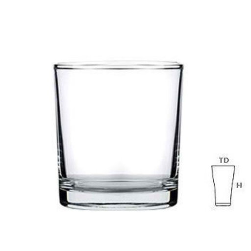 Lucky Glass Rock Drinking Glass Tumbler Drinkware 255ml