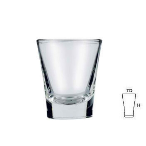 Lucky Glass Rush Hiball Shot Glass 45ml
