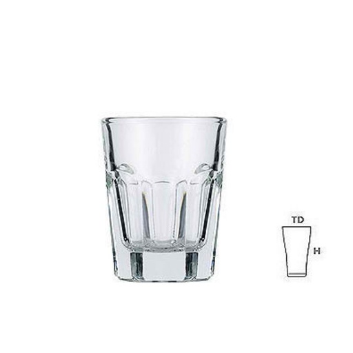 Lucky Glass Euro Shot Glass 40ml