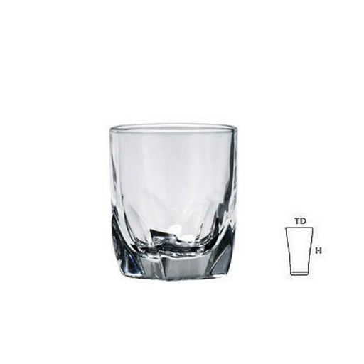 Lucky Glass Groove Shot Glass 45ml