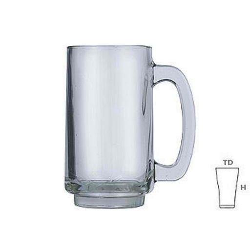 Lucky Glass Playboy Beer Mug Drinking Glass Drinkware 400ml