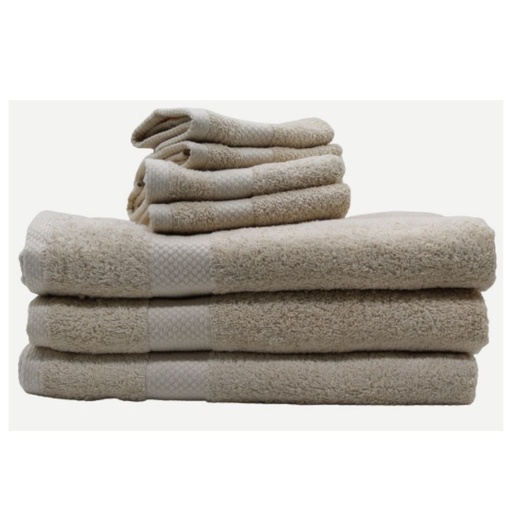 LINENS N' THINGS Face Towel Olivia Collection 12" x 12" Beige