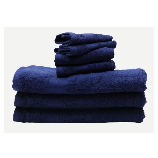 LINENS N' THINGS Hand Towel Olivia Collection 12" x 24" Dark Blue