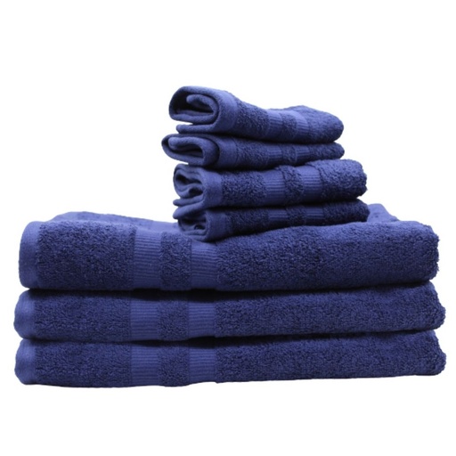 LINENS N' THINGS Bath Towel Emma Collection 27" x 54" Dark Blue