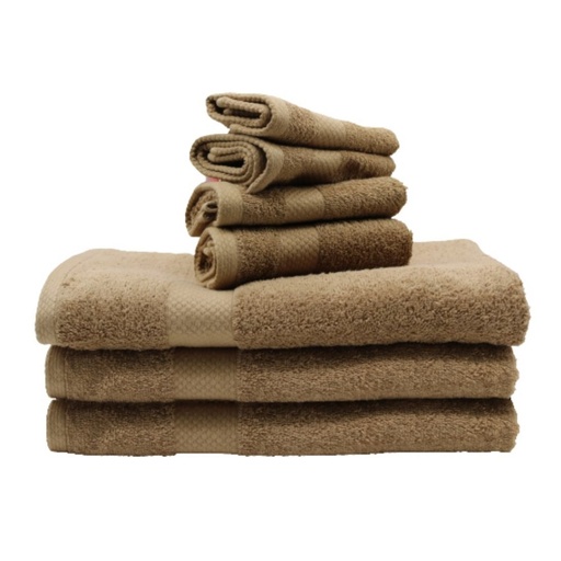 LINENS N' THINGS Hand Towel Olivia Collection 12" x 24" Brown