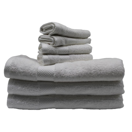 LINENS N' THINGS Face Towel Olivia Collection 12" x 12" White