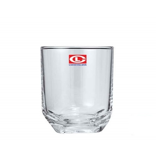 Lucky Glass Groove Drinking Glass Tumbler Drinkware 230ml