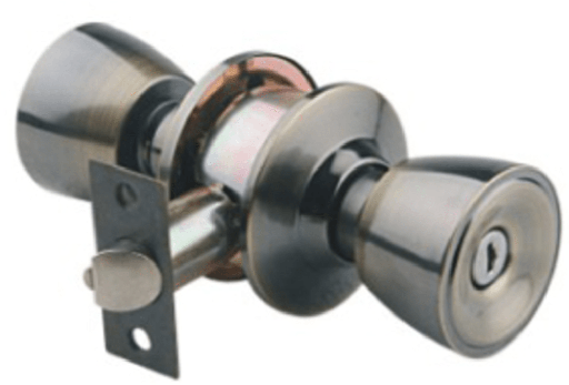 Markel 588Bk-Ab Doorknob Privacy Lockset Keyless