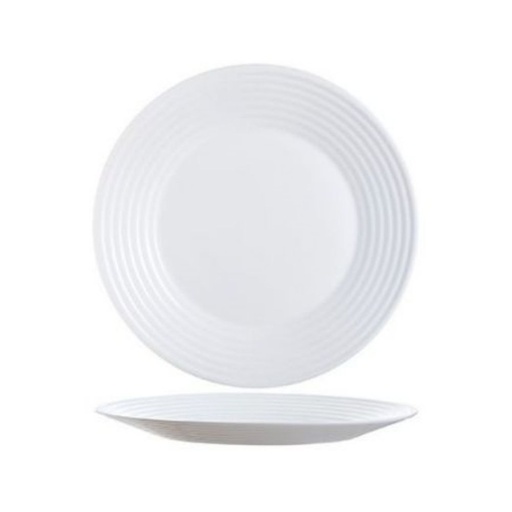 LUMINARC Harena Dinnerware Dinner Plate White 25cm