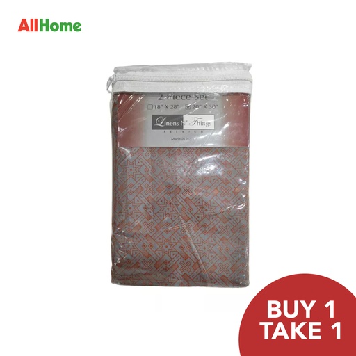  BUY 1 TAKE 1 LINEN'N THINGS 2PC PILLOWCASE ASSORTED DESIGN