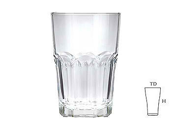 Lucky Glass Euro Drinking Glass Tumbler Drinkware