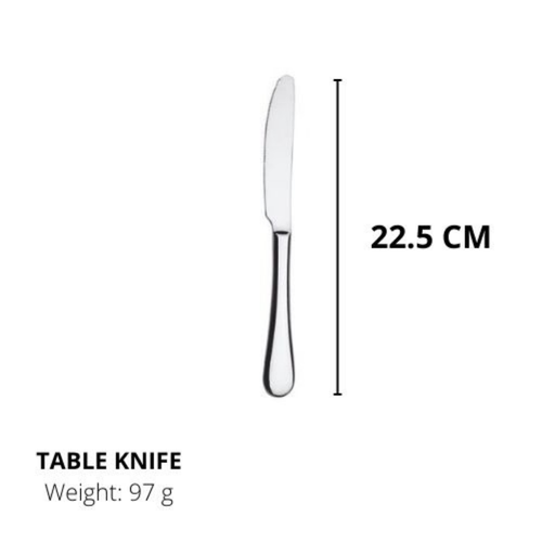 Lianyu Stainless Steel Dinner Knife 22.5CM