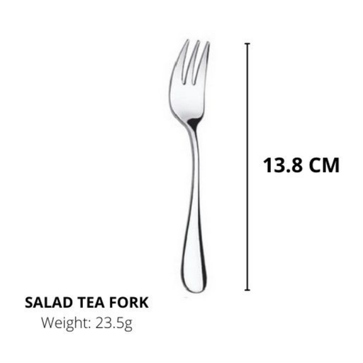 Lianyu Stainless Steel Fork, Durable Metal Fork,Salad Fork,Silverware Fork 13.8CM