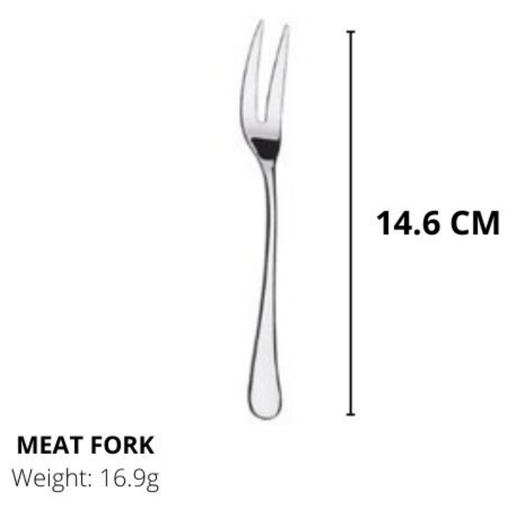 Lianyu Stainless Steel Fork, Durable Metal Fork,Meat Fork,Silverware Fork 14.6CM