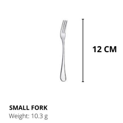 Lianyu Stainless Steel Fork, Durable Metal Fork,Small Fork,Silverware Fork 12CM