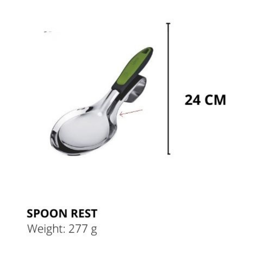 Lianyu Stainless Steel Spoons, Durable Metal Spoons,spoon rest,Silverware Spoon 24CM