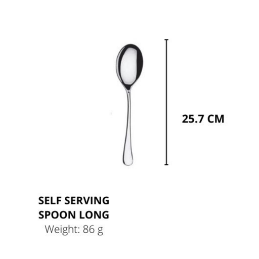 Lianyu Stainless Steel, Durable Metal,Self Serving Long,Silverware 25.7CM