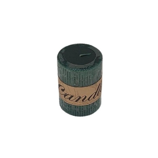 Scented Pillar Candle Green Small