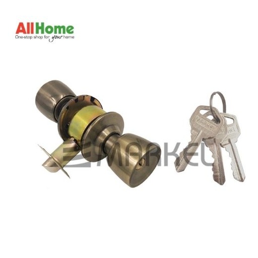 Markel Adk1-Me001Ab Doorknob Cylindrical Lockset Antique Brass G2