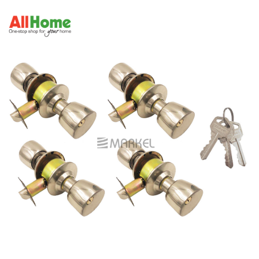 Markel Adk3-Me001/4Sn Doorknob Cylindrical 4Keys